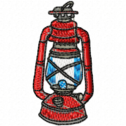 Camping Embroidery Design 8
